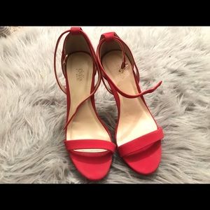 Charlotte Russe red 3 in. heels